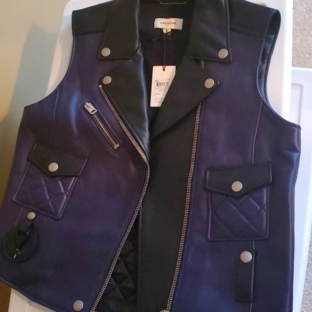 Coach Biker Jacket NWT